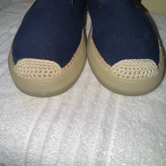Kate Spade Lisa Navy Espadrille Slip-On Shoes size 8 - Picture 5 of 7